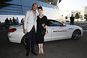 Jean-Luc Huber und Schauspielerin Bibiana Beglau (©Foto: Franziska Krug/Getty Images für BMW)